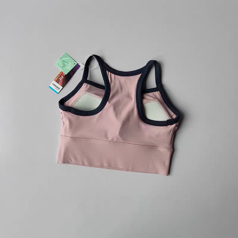 Push Up Bra Padded - Women Color Block Sports Bra with