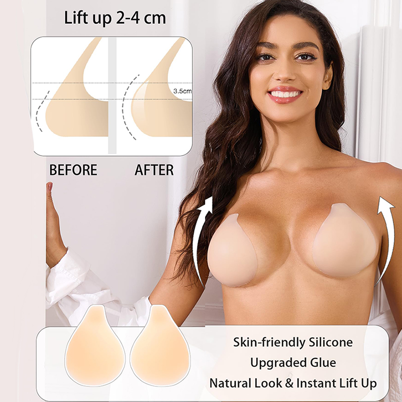 1/2 Pairs Women Sticky Bra Pus – Strapless Bra Backless recenzja i cena