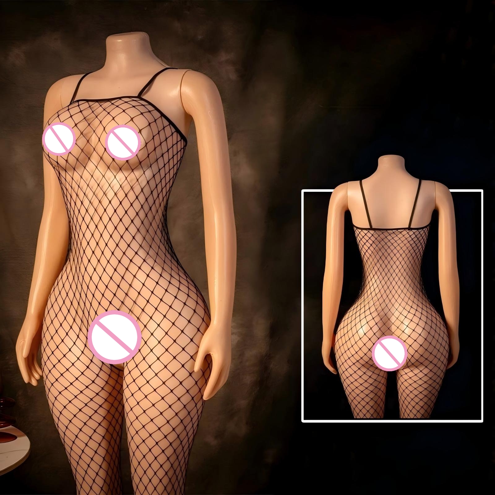 Breast Wrapping Teddies Bodysu – Bodystocking Fishnet recenzja i cena