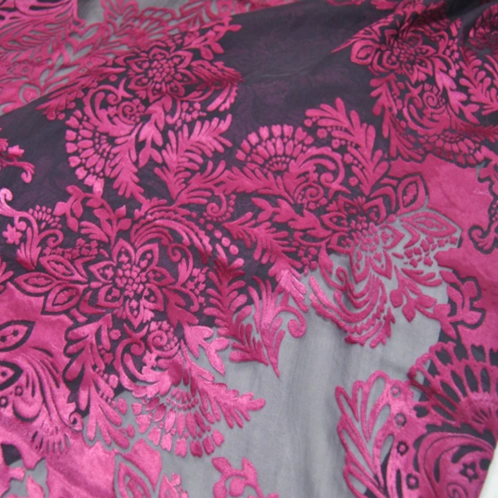 Fashion Large Pink Flower Desi – Robe Silk Women recenzja i cena