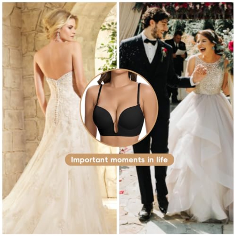 JOYSHAPER Plunge Bras for Wome – Push Up Bra Padded recenzja i cena