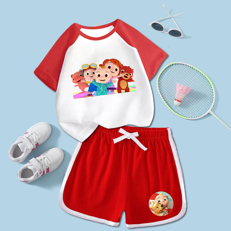2PCS Cocomelons Kids T-shirts  – Boyshort Underwear recenzja i cena