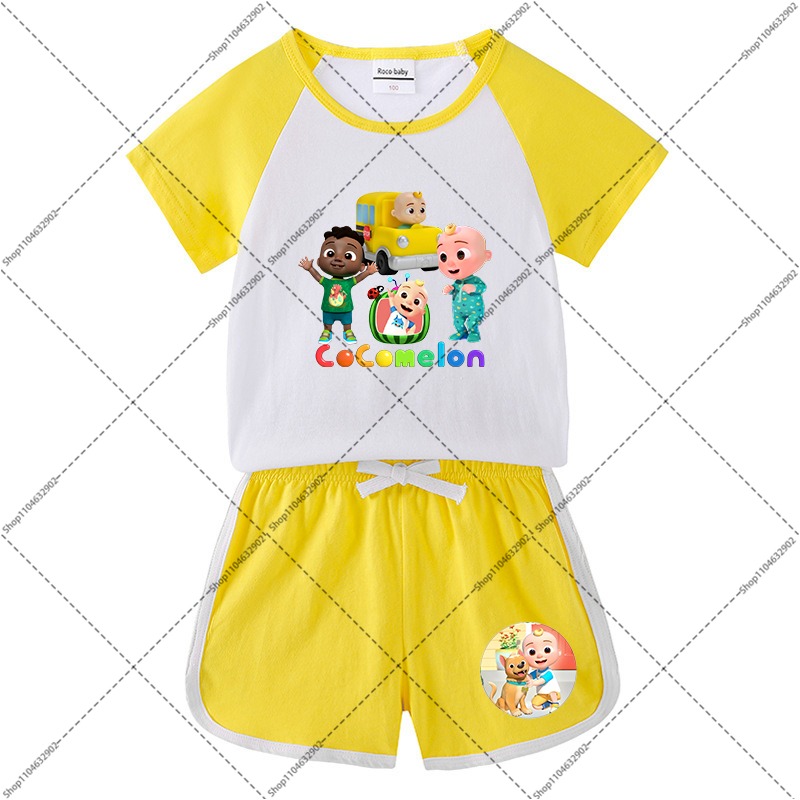 2PCS Cocomelons Kids T-shirts  – Boyshort Underwear recenzja i cena
