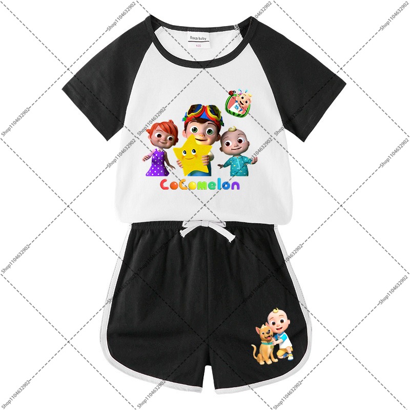 2PCS Cocomelons Kids T-shirts  – Boyshort Underwear recenzja i cena