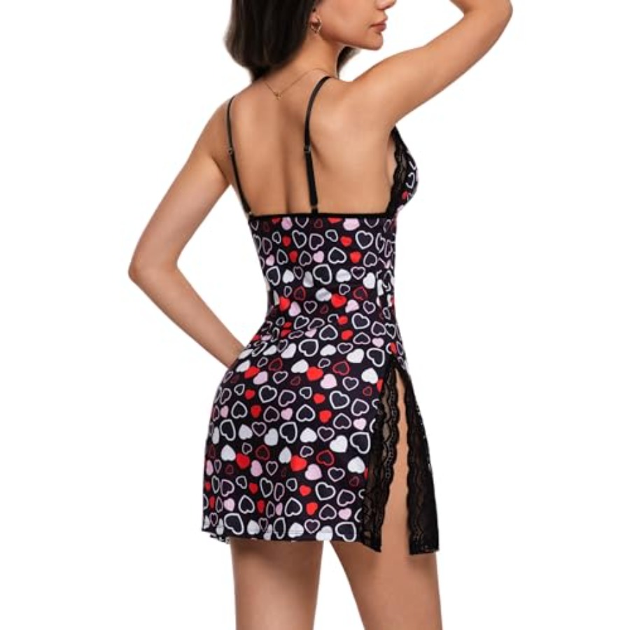 Night Gowns for Women V Neck L – Babydoll Chemise Night recenzja i cena