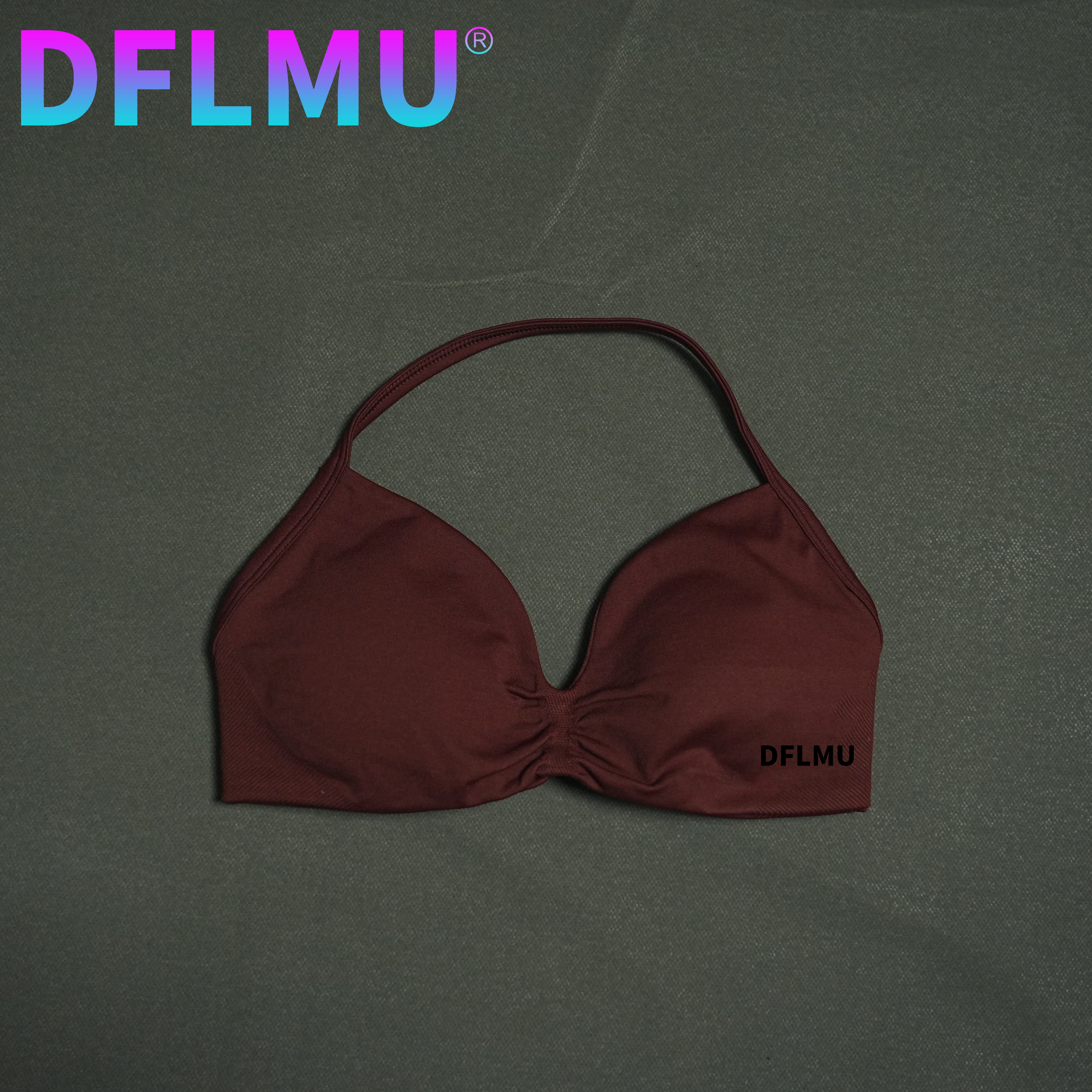 DFLMU Women Halter Sports Bra  – Push Up Bra Padded recenzja i cena