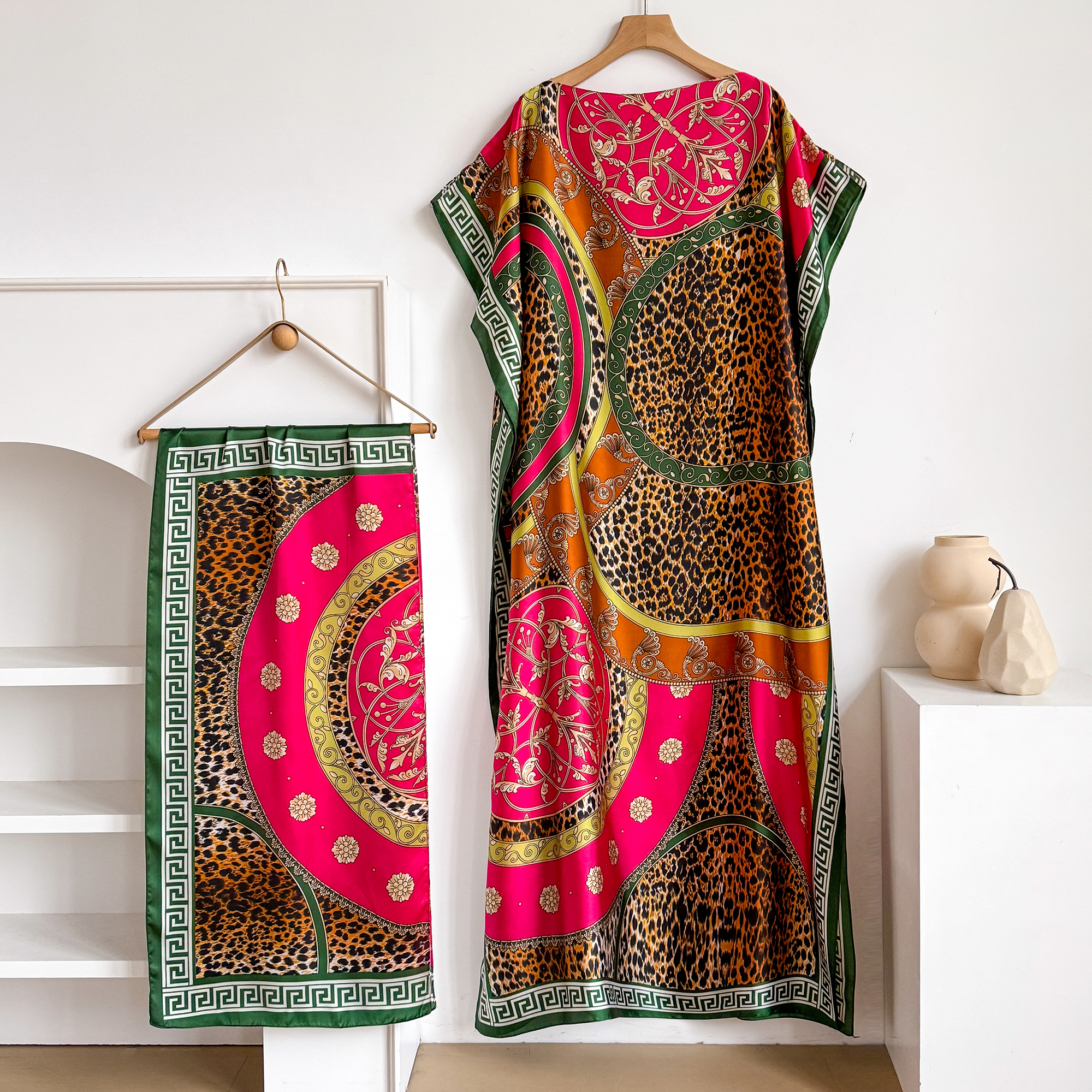 Summer Fashion Oversize Africa – Robe Silk Women recenzja i cena