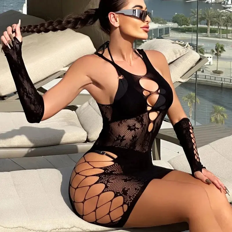 Simplejewel Women Fishnet Beac – Bodystocking Fishnet recenzja i cena