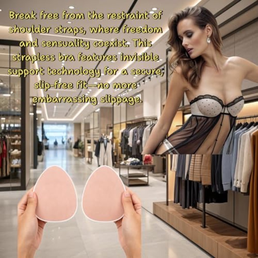 Plus Size Invisible Adhesive S – Silicone Bra Adhesive recenzja i cena