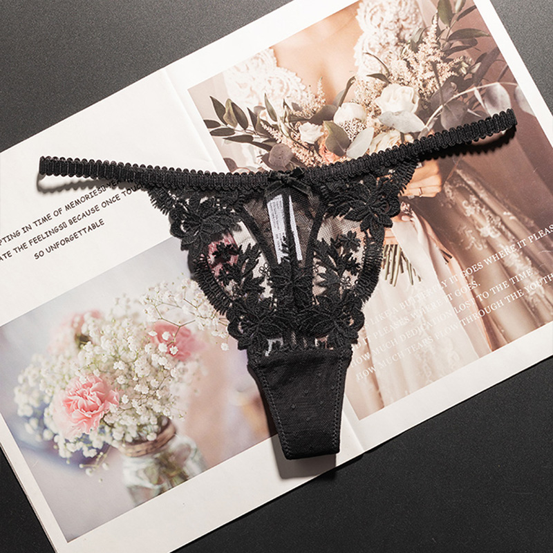 Lace Panties Sexy Thong Women  – Seamless Underwear Women recenzja i cena
