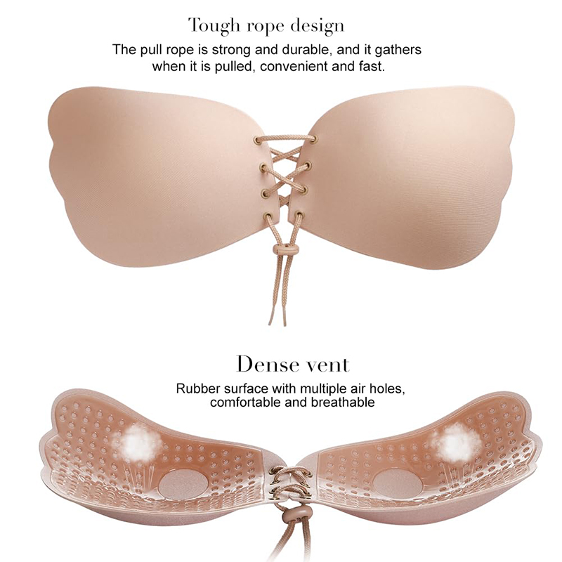1/2 Pairs Women Summer Backles – Strapless Bra Backless recenzja i cena