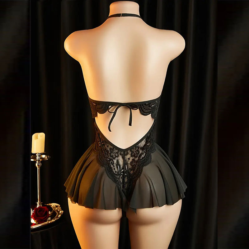 Crotchless Naughty Lingerie Fo – Lace Teddy Lingerie recenzja i cena