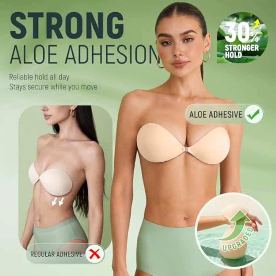 Ultra Invisible Sticky Bra Pus – Strapless Bra Backless recenzja i cena