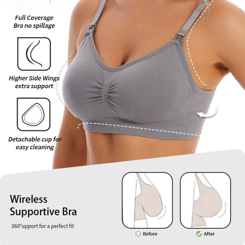 Wirefree Nursing Clothing Cott – Nursing Bra Sleep recenzja i cena