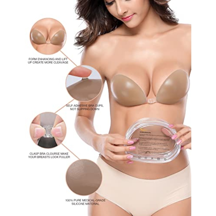 Wingslove Sticky Adhesive Bra  – Strapless Bra Backless recenzja i cena