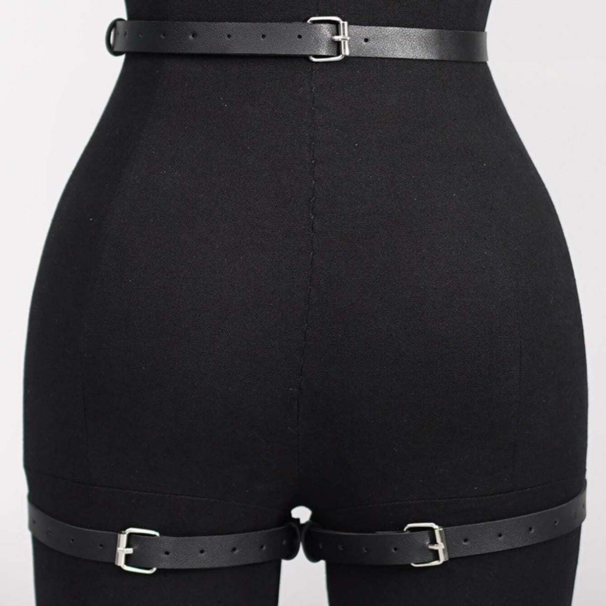 Oth Punk PU Leather Full Waist – Garter Belt Set recenzja i cena