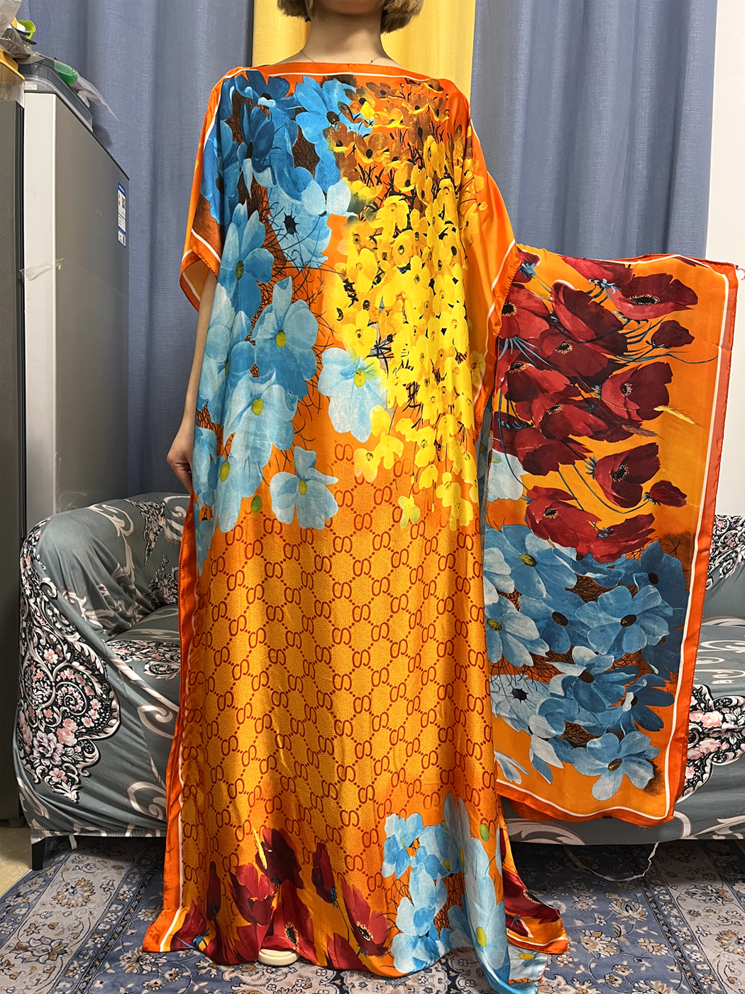 Abayas For Women Dubai Kaftan  – Robe Silk Women recenzja i cena