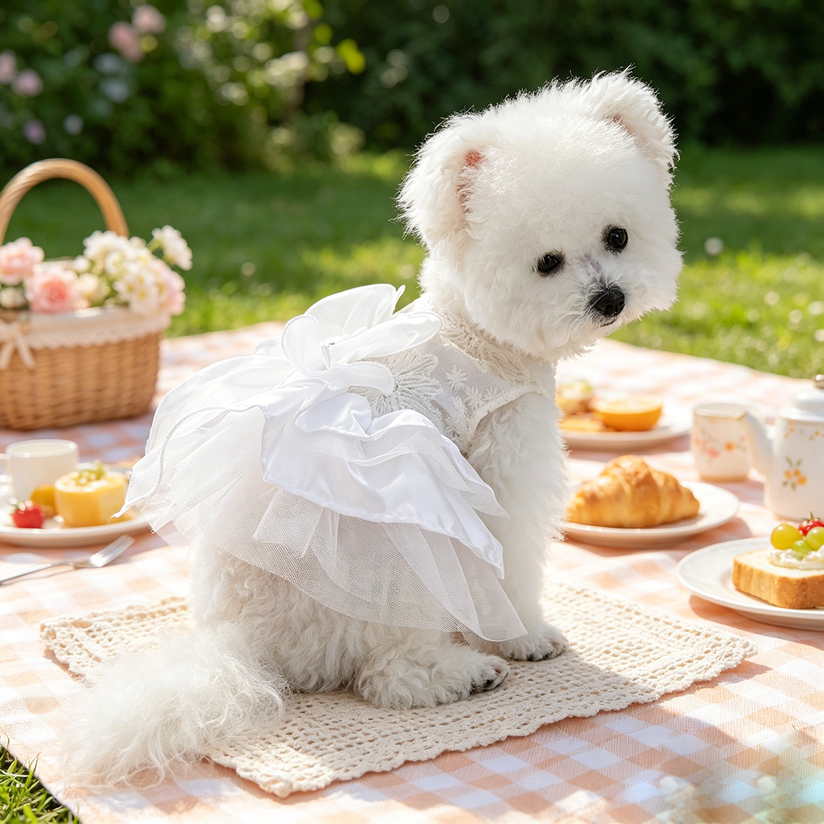 Elegant Lace Bow Pet Dress, Go – Lace Teddy Lingerie recenzja i cena