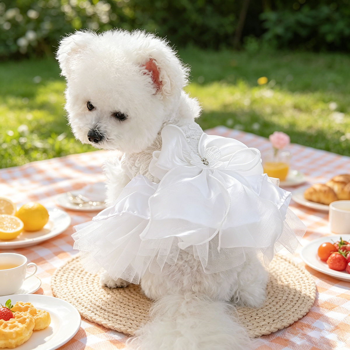Elegant Lace Bow Pet Dress, Go – Lace Teddy Lingerie recenzja i cena