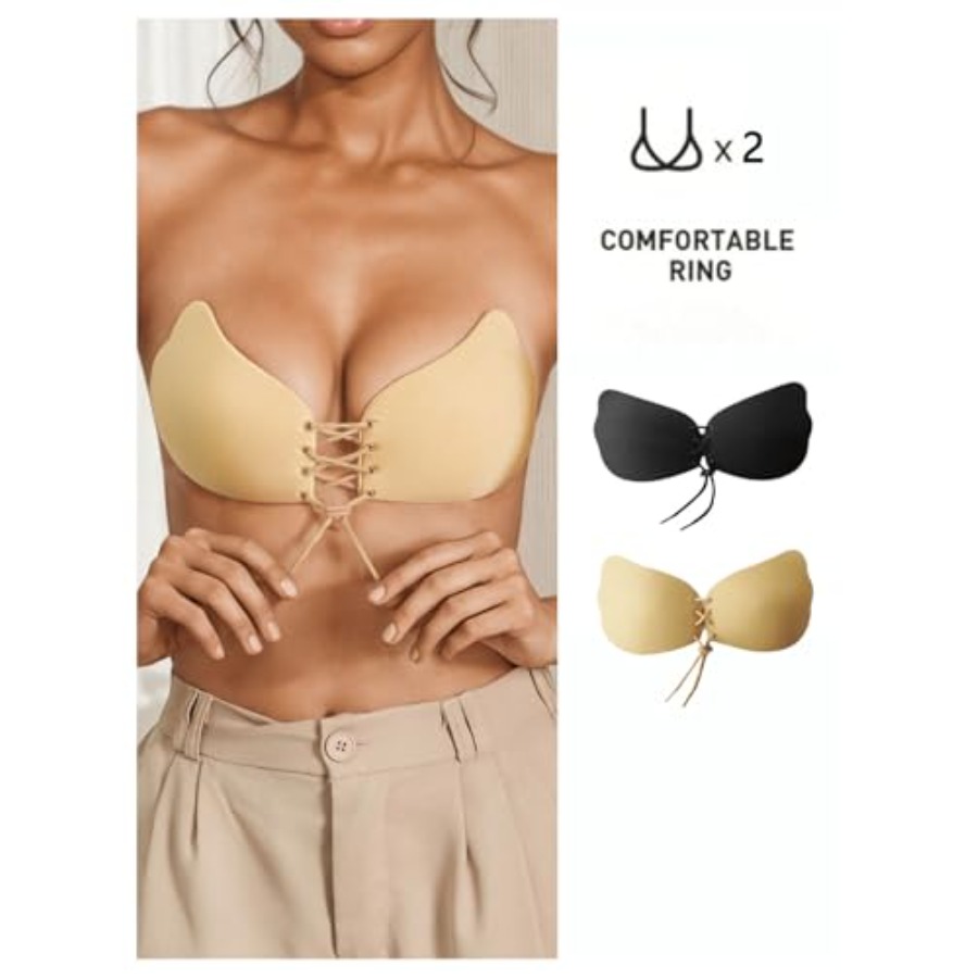 SHENHE Women's 2 Pack Front Cl – Strapless Bra Backless recenzja i cena