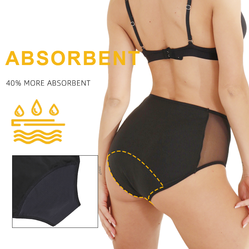 Drop shipping Women's High-wai – Period Panty Absorbent recenzja i cena