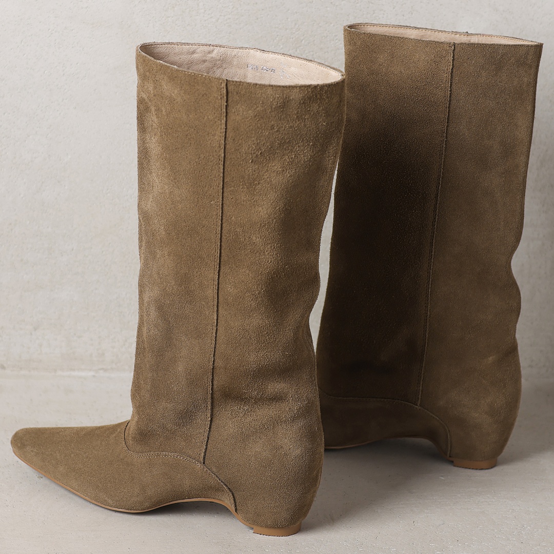Women's natural suede leather  – Slip Dress Satin recenzja i cena