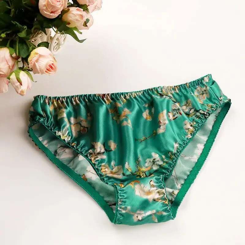 Summer Floral Print Ice Silk M – Boyshort Underwear recenzja i cena