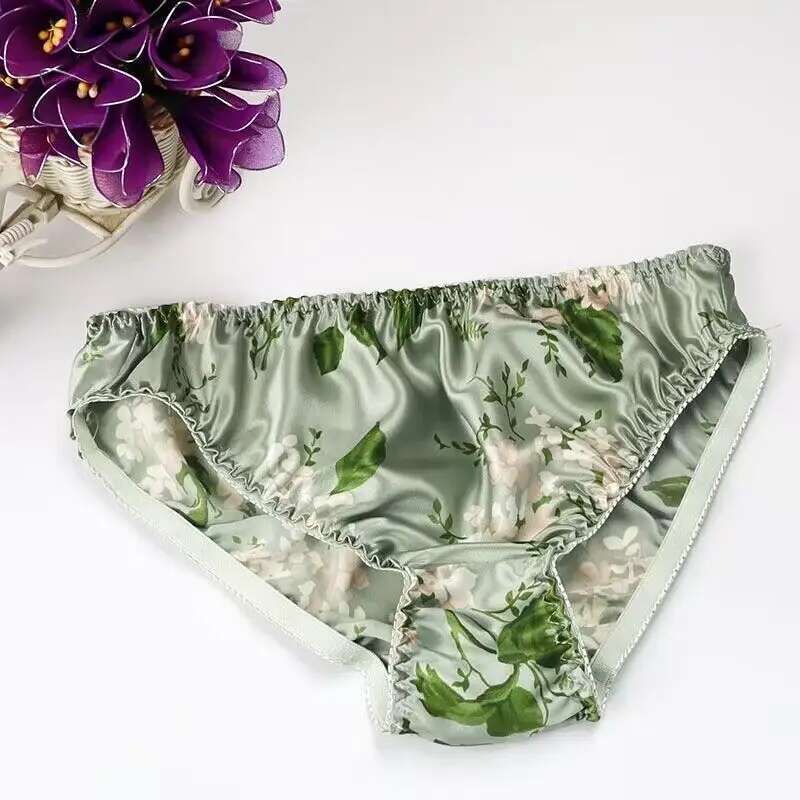 Summer Floral Print Ice Silk M – Boyshort Underwear recenzja i cena