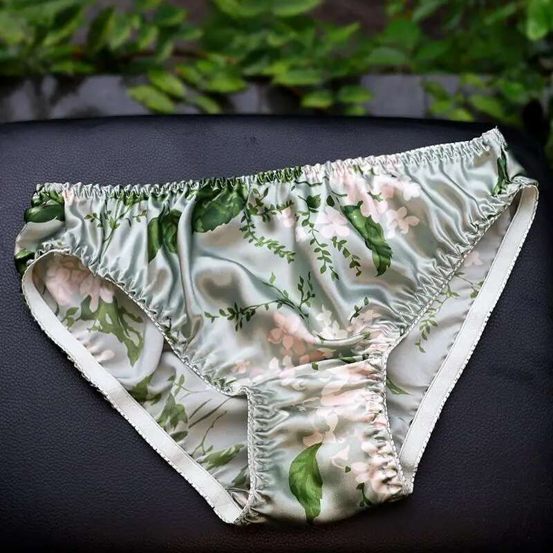 Summer Floral Print Ice Silk M – Boyshort Underwear recenzja i cena