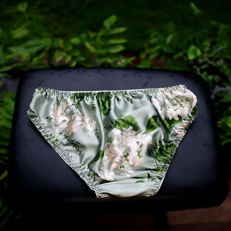 Summer Floral Print Ice Silk M – Boyshort Underwear recenzja i cena