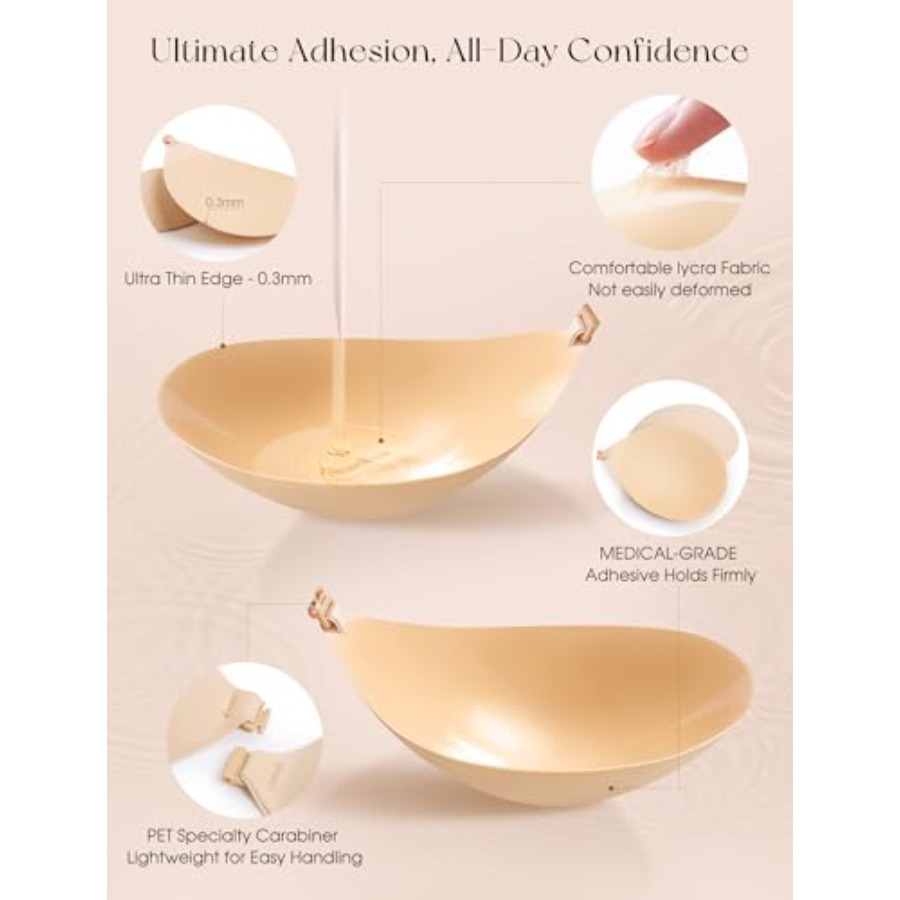Sticky Bra Push Up Strapless A – Strapless Bra Backless recenzja i cena