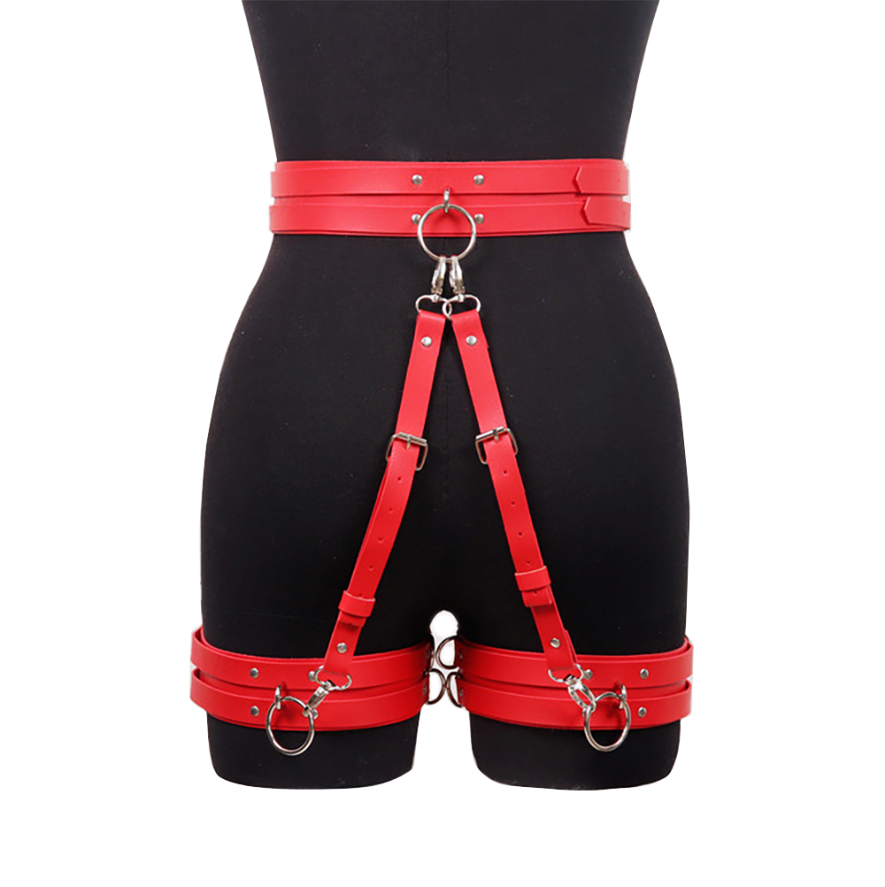 Women Sexy Leather Thigh Garte – Garter Belt Set recenzja i cena