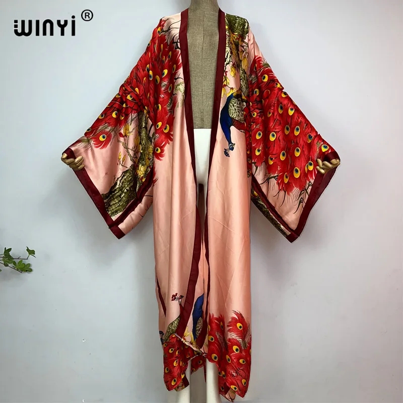WINYI 2026 Summer Women Cardig – Robe Silk Women recenzja i cena