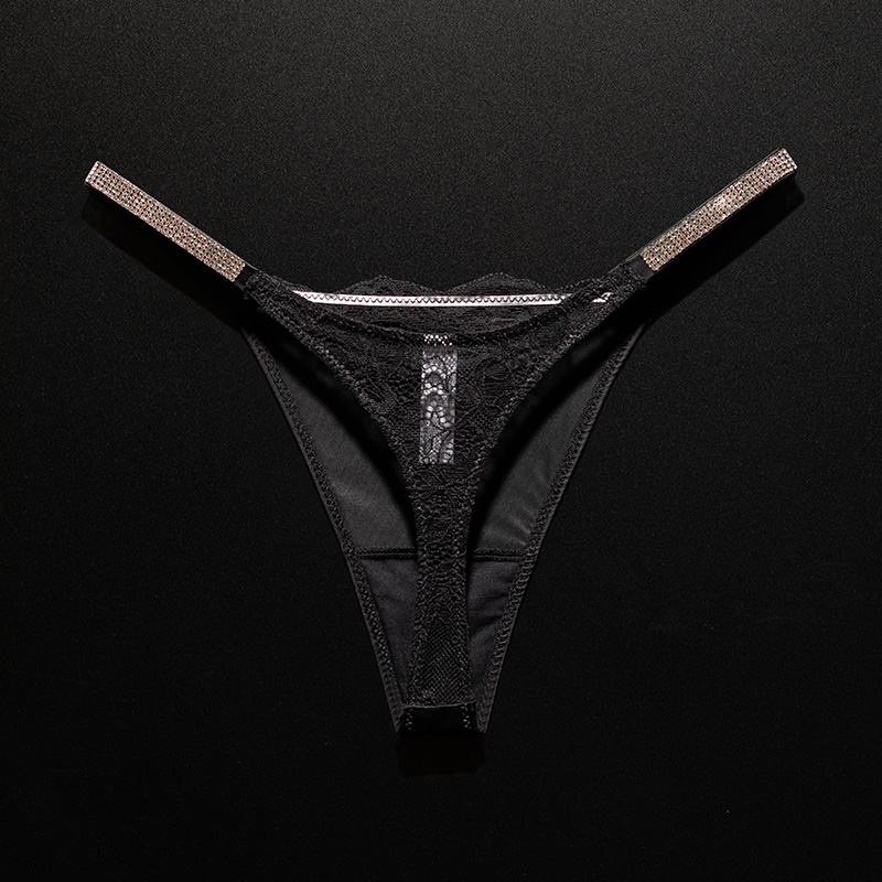 Rhinestone Lace Sexy Girls Wom – Seamless Underwear Women recenzja i cena